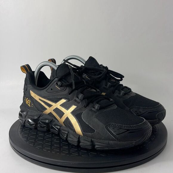 Asics Gel-Quantum 180 Black Gold Running Shoes 1202A296 Women’s Size 7.5 - Picture 3 of 12